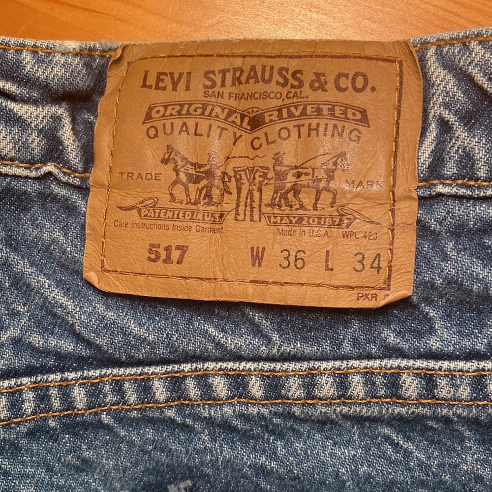 Vintage Levi’s 517 36x34 - Picture 2 of 4